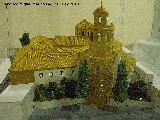 Iglesia de San Andrés. Maqueta de platilina de Agustín Garzón